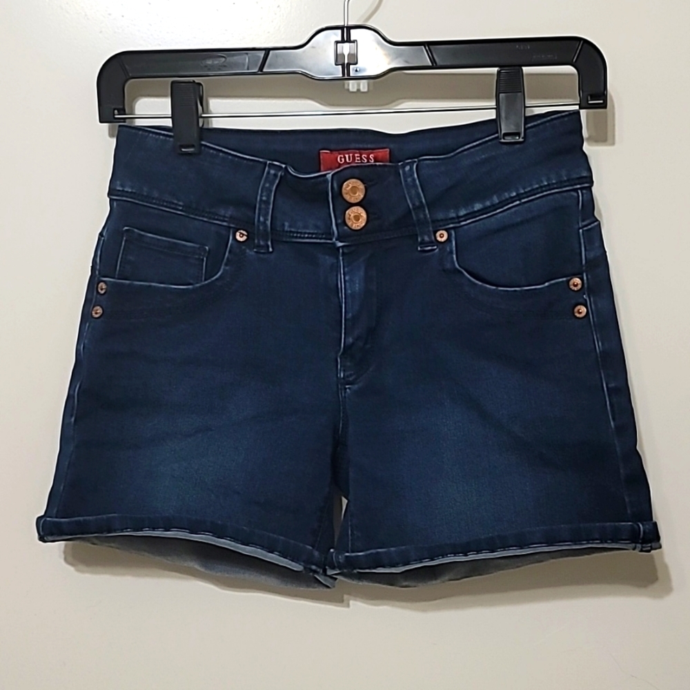Guess Dark blue denim shorts